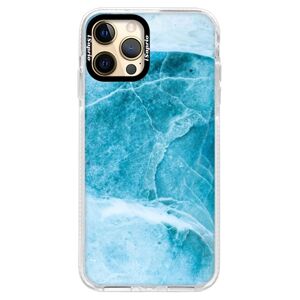 Silikónové puzdro Bumper iSaprio - Blue Marble - iPhone 12 Pro
