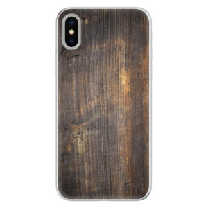 Silikónové puzdro iSaprio - Old Wood - iPhone X