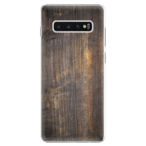 Plastové puzdro iSaprio - Old Wood - Samsung Galaxy S10+