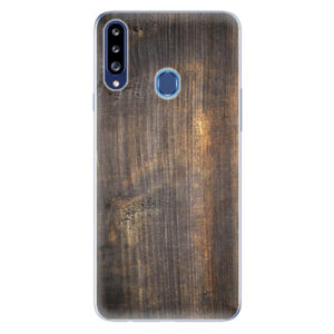 Odolné silikónové puzdro iSaprio - Old Wood - Samsung Galaxy A20s