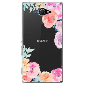 Plastové puzdro iSaprio - Flower Brush - Sony Xperia M2