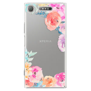 Plastové puzdro iSaprio - Flower Brush - Sony Xperia XZ1