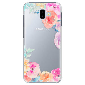 Plastové puzdro iSaprio - Flower Brush - Samsung Galaxy J6+