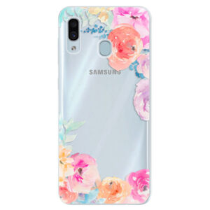 Silikónové puzdro iSaprio - Flower Brush - Samsung Galaxy A30