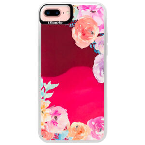 Neónové púzdro Pink iSaprio - Flower Brush - iPhone 7 Plus