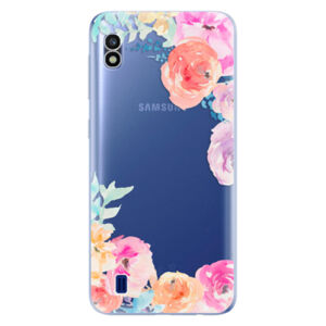 Odolné silikónové puzdro iSaprio - Flower Brush - Samsung Galaxy A10