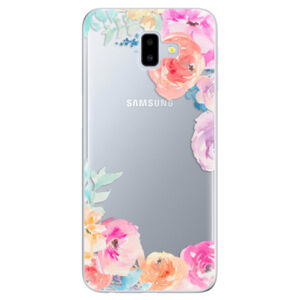 Odolné silikónové puzdro iSaprio - Flower Brush - Samsung Galaxy J6+