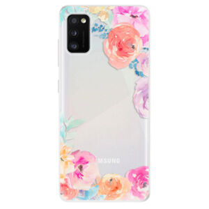 Odolné silikónové puzdro iSaprio - Flower Brush - Samsung Galaxy A41