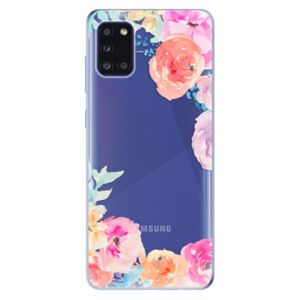 Odolné silikónové puzdro iSaprio - Flower Brush - Samsung Galaxy A31