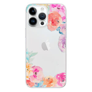 Odolné silikónové puzdro iSaprio - Flower Brush - iPhone 15 Pro Max