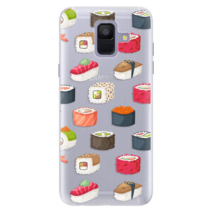 Silikónové puzdro iSaprio - Sushi Pattern - Samsung Galaxy A6
