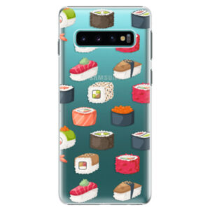Plastové puzdro iSaprio - Sushi Pattern - Samsung Galaxy S10
