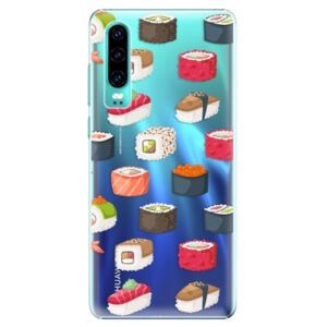 Plastové puzdro iSaprio - Sushi Pattern - Huawei P30