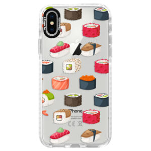 Silikónové púzdro Bumper iSaprio - Sushi Pattern - iPhone X
