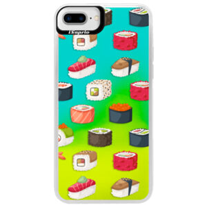 Neónové puzdro Blue iSaprio - Sushi Pattern - iPhone 7 Plus