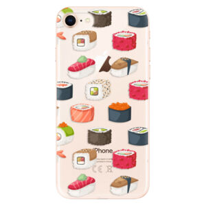 Odolné silikónové puzdro iSaprio - Sushi Pattern - iPhone 8