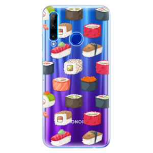 Odolné silikónové puzdro iSaprio - Sushi Pattern - Huawei Honor 20 Lite
