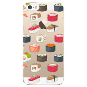 Odolné silikónové puzdro iSaprio - Sushi Pattern - iPhone 5/5S/SE