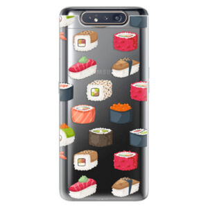 Odolné silikónové puzdro iSaprio - Sushi Pattern - Samsung Galaxy A80