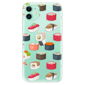 Odolné silikónové puzdro iSaprio - Sushi Pattern - iPhone 11