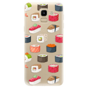 Odolné silikónové puzdro iSaprio - Sushi Pattern - Samsung Galaxy J6