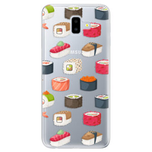 Odolné silikónové puzdro iSaprio - Sushi Pattern - Samsung Galaxy J6+