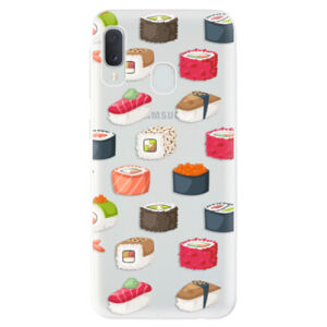 Odolné silikónové puzdro iSaprio - Sushi Pattern - Samsung Galaxy A20e