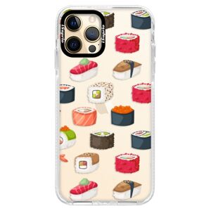 Silikónové puzdro Bumper iSaprio - Sushi Pattern - iPhone 12 Pro
