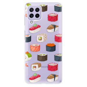 Odolné silikónové puzdro iSaprio - Sushi Pattern - Samsung Galaxy A22