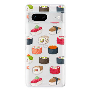 Odolné silikónové puzdro iSaprio - Sushi Pattern - Google Pixel 7 5G