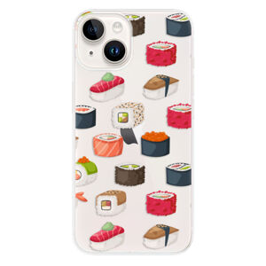 Odolné silikónové puzdro iSaprio - Sushi Pattern - iPhone 15