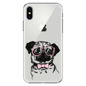 Plastové puzdro iSaprio - The Pug - iPhone X