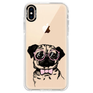 Silikónové púzdro Bumper iSaprio - The Pug - iPhone XS Max