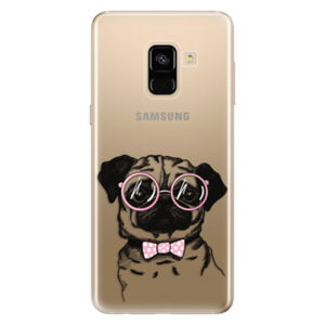 Odolné silikónové puzdro iSaprio - The Pug - Samsung Galaxy A8 2018