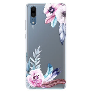 Silikónové puzdro iSaprio - Flower Pattern 04 - Huawei P20