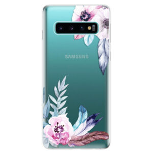 Odolné silikonové pouzdro iSaprio - Flower Pattern 04 - Samsung Galaxy S10