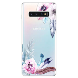 Odolné silikonové pouzdro iSaprio - Flower Pattern 04 - Samsung Galaxy S10+