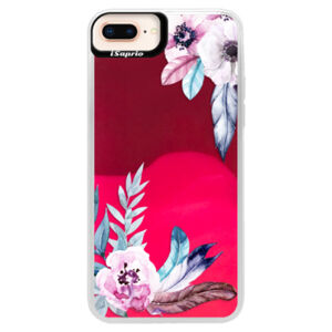 Neónové púzdro Pink iSaprio - Flower Pattern 04 - iPhone 8 Plus