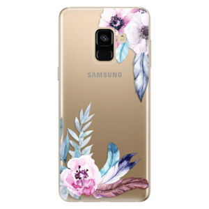 Odolné silikónové puzdro iSaprio - Flower Pattern 04 - Samsung Galaxy A8 2018