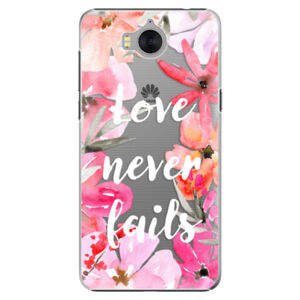Plastové puzdro iSaprio - Love Never Fails - Huawei Y5 2017 / Y6 2017