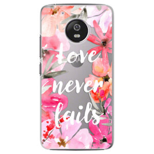 Plastové puzdro iSaprio - Love Never Fails - Lenovo Moto G5