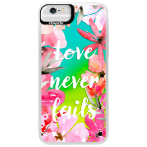 Neónové puzdro Blue iSaprio - Love Never Fails - iPhone 6 Plus/6S Plus