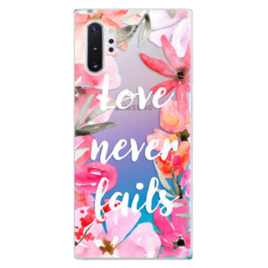 Odolné silikónové puzdro iSaprio - Love Never Fails - Samsung Galaxy Note 10+