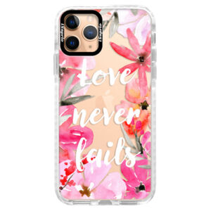 Silikónové puzdro Bumper iSaprio - Love Never Fails - iPhone 11 Pro