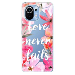 Odolné silikónové puzdro iSaprio - Love Never Fails - Xiaomi Mi 11