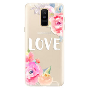 Silikónové puzdro iSaprio - Love - Samsung Galaxy A6+