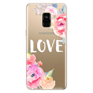 Odolné silikónové puzdro iSaprio - Love - Samsung Galaxy A8 2018