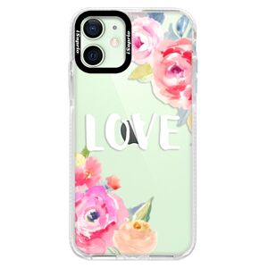 Silikónové puzdro Bumper iSaprio - Love - iPhone 12 mini