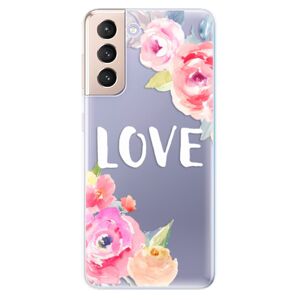 Odolné silikónové puzdro iSaprio - Love - Samsung Galaxy S21
