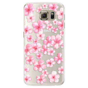 Silikónové puzdro iSaprio - Flower Pattern 05 - Samsung Galaxy S6 Edge